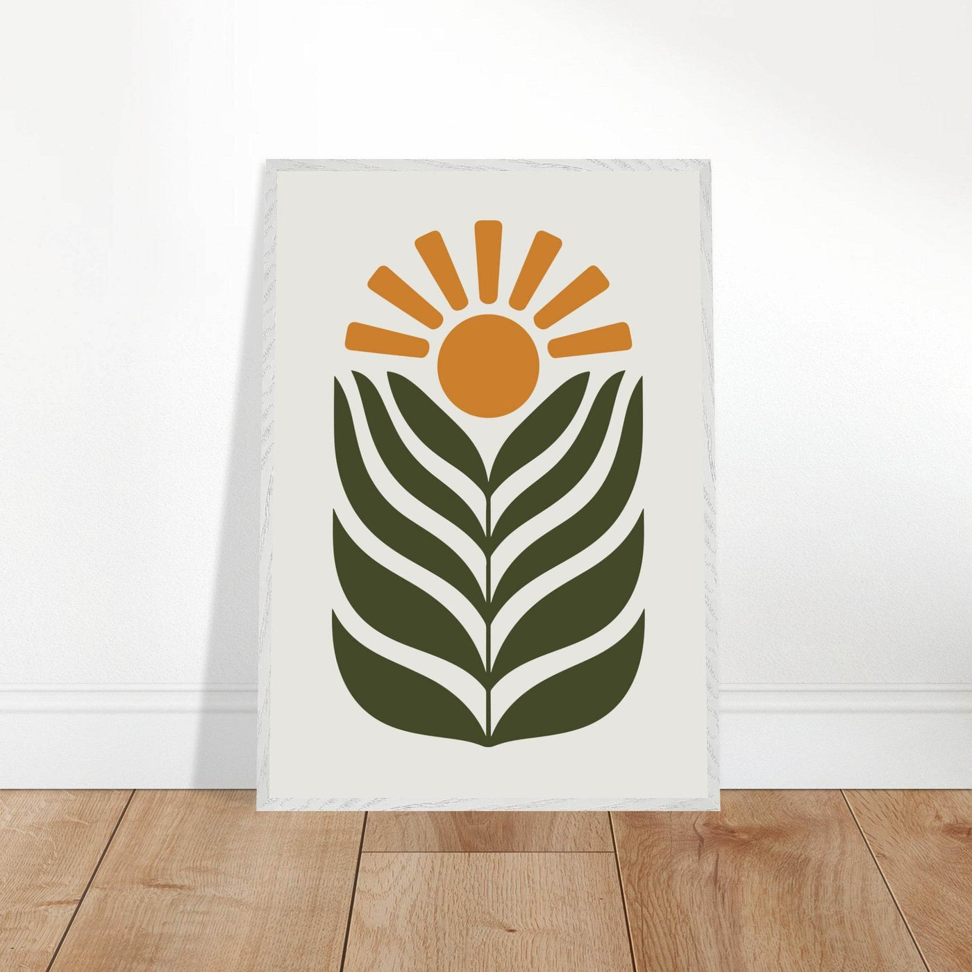 Desert Sun & Plant - Vibrantwalls