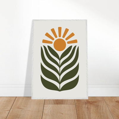 Desert Sun & Plant - Vibrantwalls