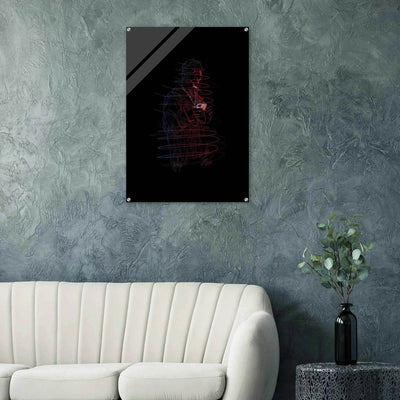 Connor McGregor 'Mystic Mac' Abstract Acrylic Print – Dynamic, Neon-Effect Wall Art in Multiple Sizes - Vibrantwalls