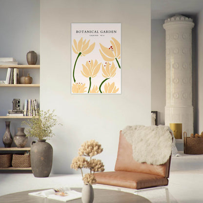 Botanical Garden Framed Art Print – Minimalist Floral Design & Nature-Inspired Posters | Ready-to-Hang - Vibrantwalls