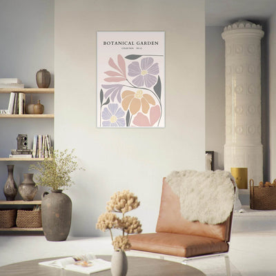 Botanical Garden Framed Posters – Soft Hues & Abstract Floral Prints | Ready-to-Hang Wall Art - Vibrantwalls