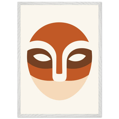 Abstract Desert Landscape Face - Vibrantwalls