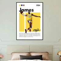 LeBron James Wall Art - Vibrantwalls