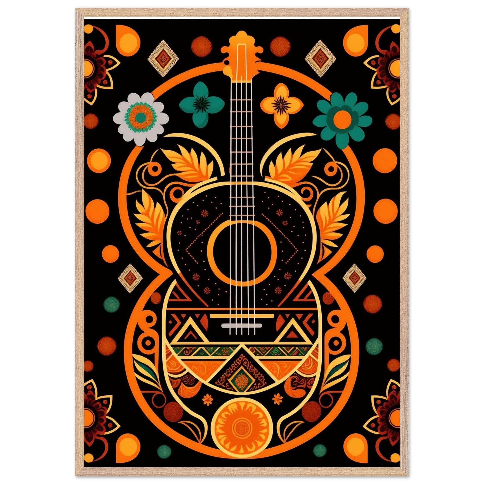 Boho Guitar Dreams - Vibrantwalls