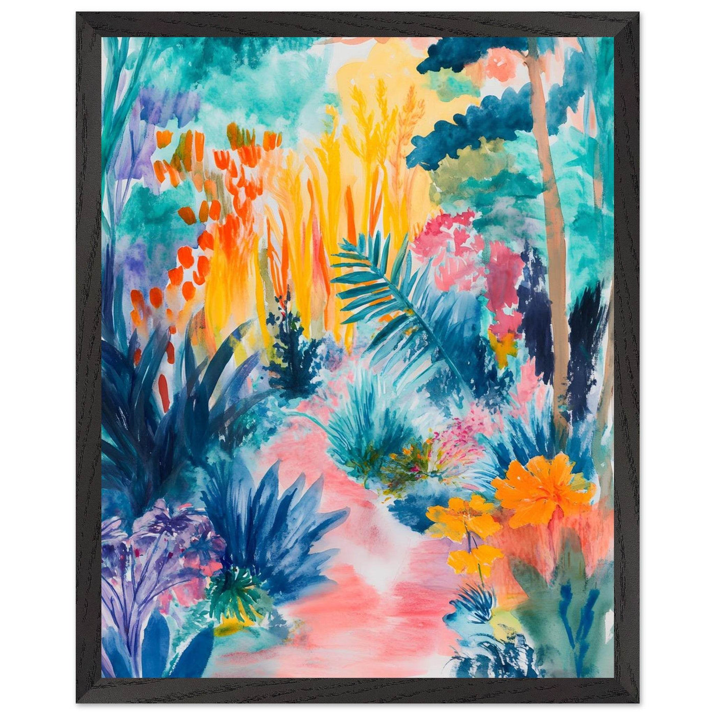 Abstract Tropical Garden Matisse I - Vibrantwalls