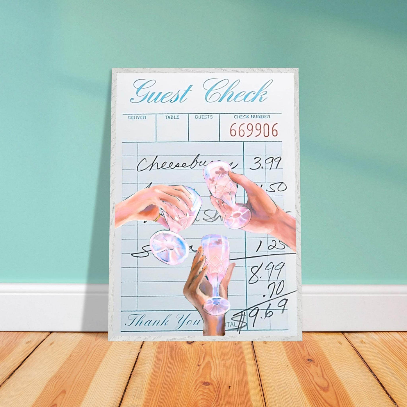 Vibrant Cocktail 'Guest Check' - Vibrantwalls