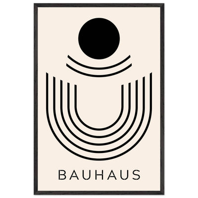 Bauhaus Black & Beige Abstract - Vibrantwalls