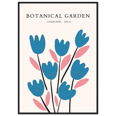 Abstract Botanical Garden Framed Poster – Modern Floral Art Print | Ready-to-Hang in Various Sizes & Frames - Vibrantwalls