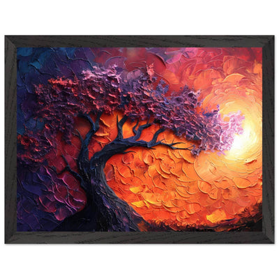 Sunset Hues Vibrant Tree of Life - Vibrantwalls