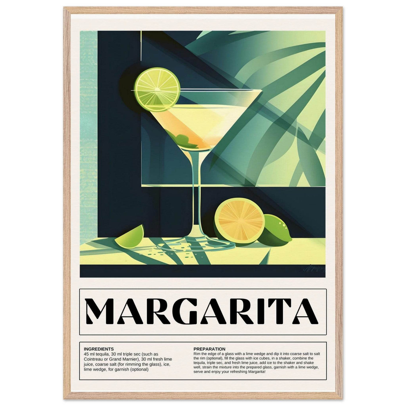 Margarita Cocktail - Vibrantwalls