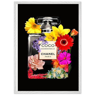 Vibrant Coco Mademoiselle Floral Art Print - Premium Framed Wall Decor in Your Choice of Size & Finish - Vibrantwalls