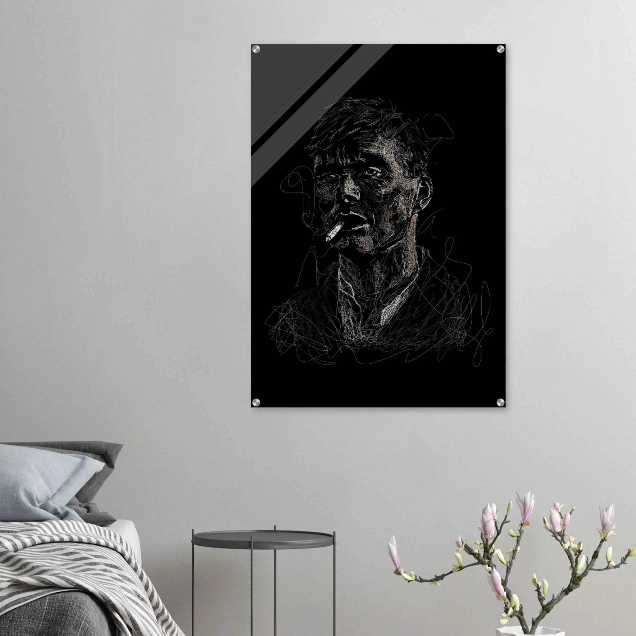 Abstract 'Notorious' Art Acrylic Print – Modern Urban Style Wall Decor, Multiple Sizes Available - Vibrantwalls