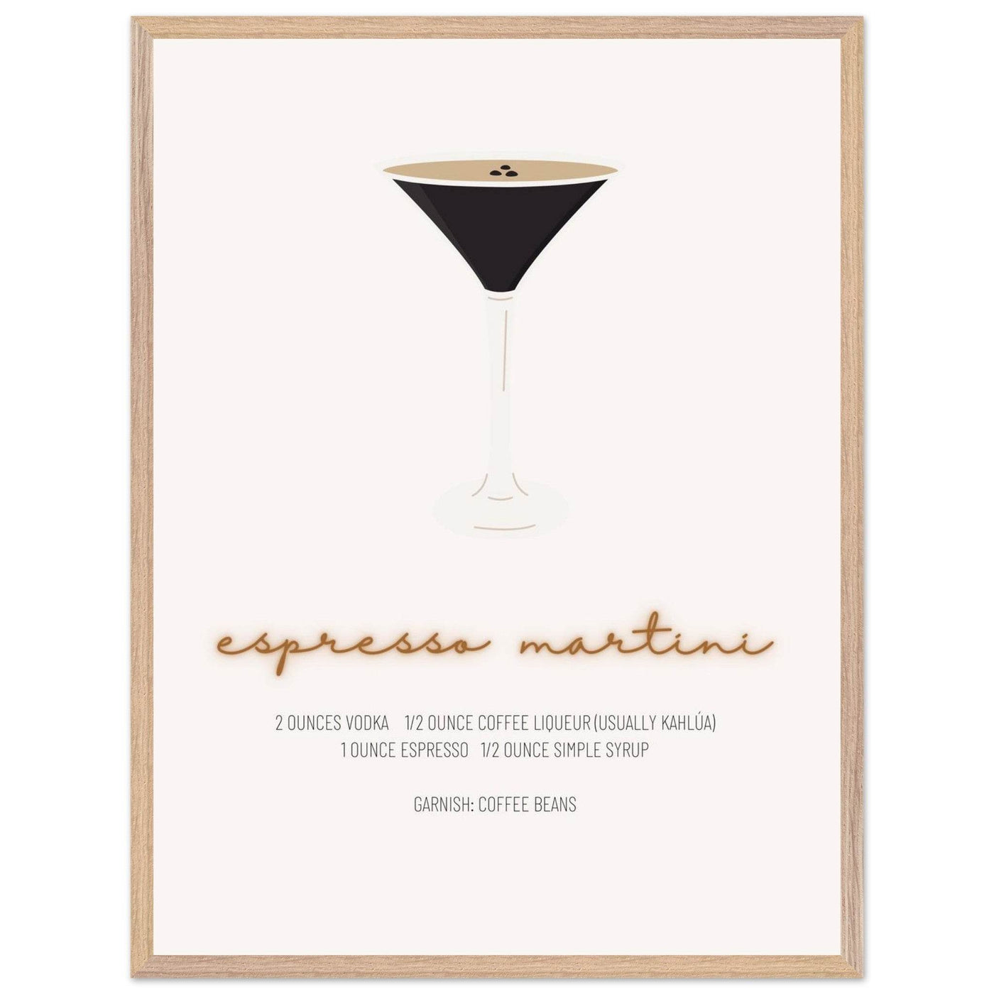 Espresso Martini Cocktail Recipe - Vibrantwalls