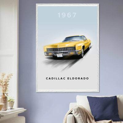 1967 Cadillac Eldorado - Iconic American Luxury Framed Poster | Premium Wall Art, Ready-to-Hang in Your Style - Vibrantwalls