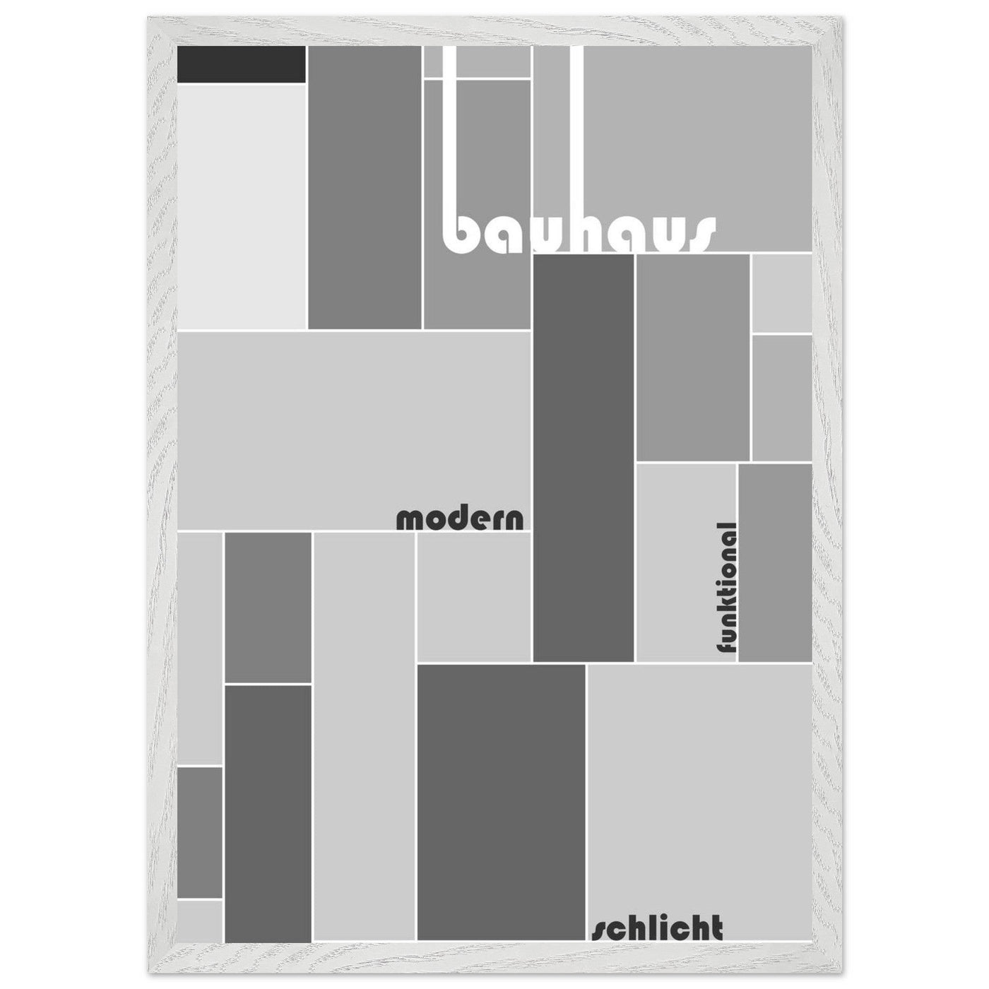 Bauhaus Style Grid - Vibrantwalls