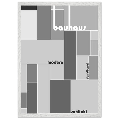 Bauhaus Style Grid - Vibrantwalls
