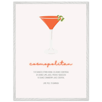 Cosmopolitan Cocktail Recipe Pink Vodka Cranberry Drink - Refreshing Cocktail Delight - Vibrantwalls