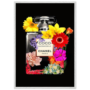 Vibrant Coco Mademoiselle Floral Art Print - Premium Framed Wall Decor in Your Choice of Size & Finish - Vibrantwalls