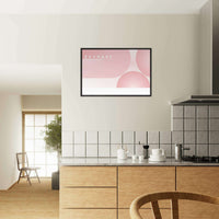 Bauhaus-Style Soft Pink Geometric - Vibrantwalls