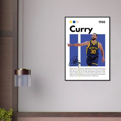 Stephen Curry Chef Curry Warriors Framed Poster Vibrantwalls