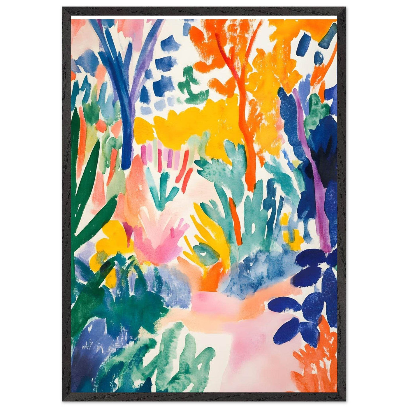 Vibrant Abstract Garden - Vibrantwalls