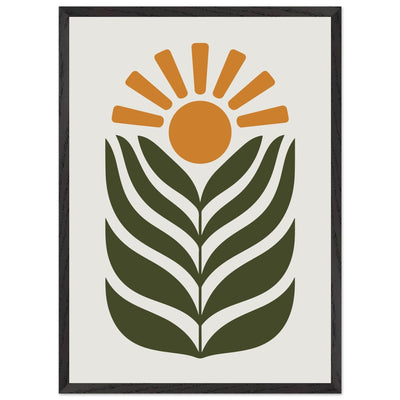 Desert Sun & Plant - Vibrantwalls