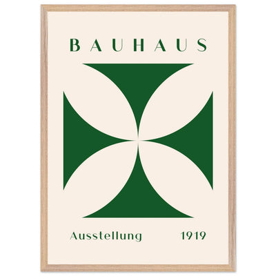 Deep Green Cream Bauhaus 1919 - Vibrantwalls