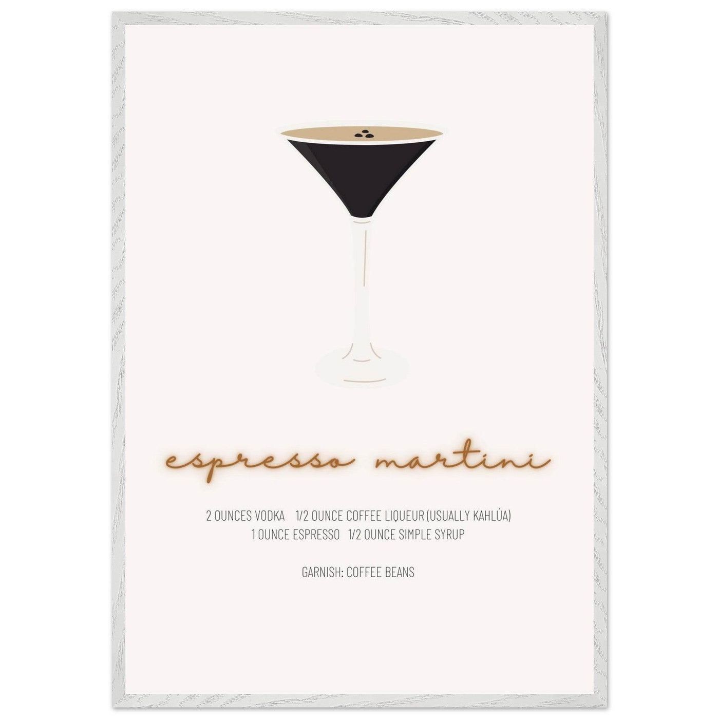 Espresso Martini Cocktail Recipe - Vibrantwalls