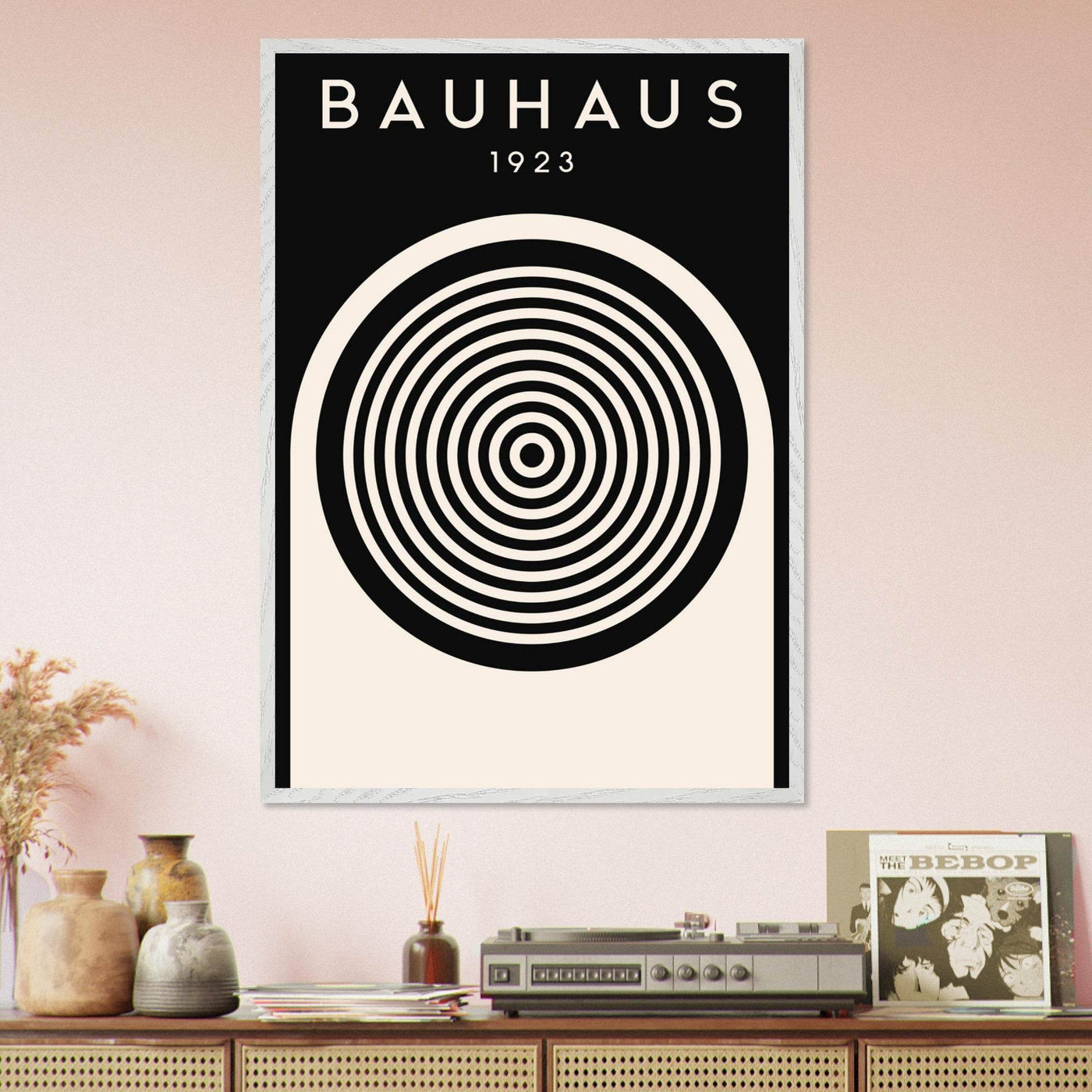 Bauhaus Black & Cream - Vibrantwalls