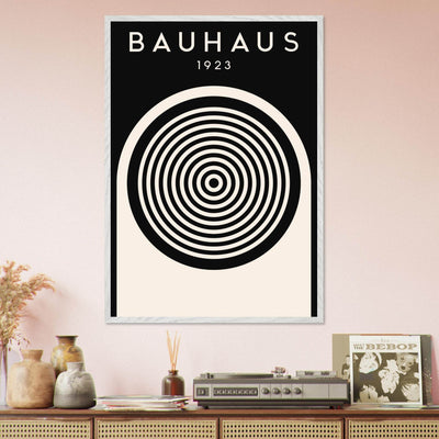 Bauhaus Black & Cream - Vibrantwalls