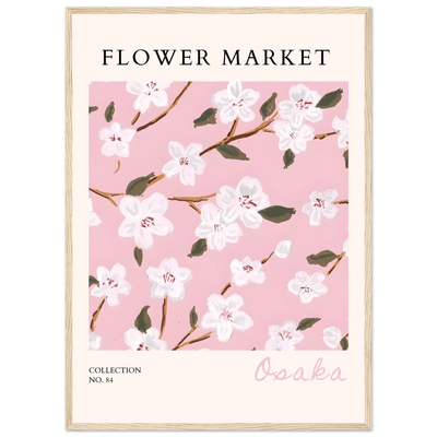 Sakura Pink Bloom Framed Poster – Delicate Floral Art Print | Ready-to-Hang in Your Choice of Frame - Vibrantwalls