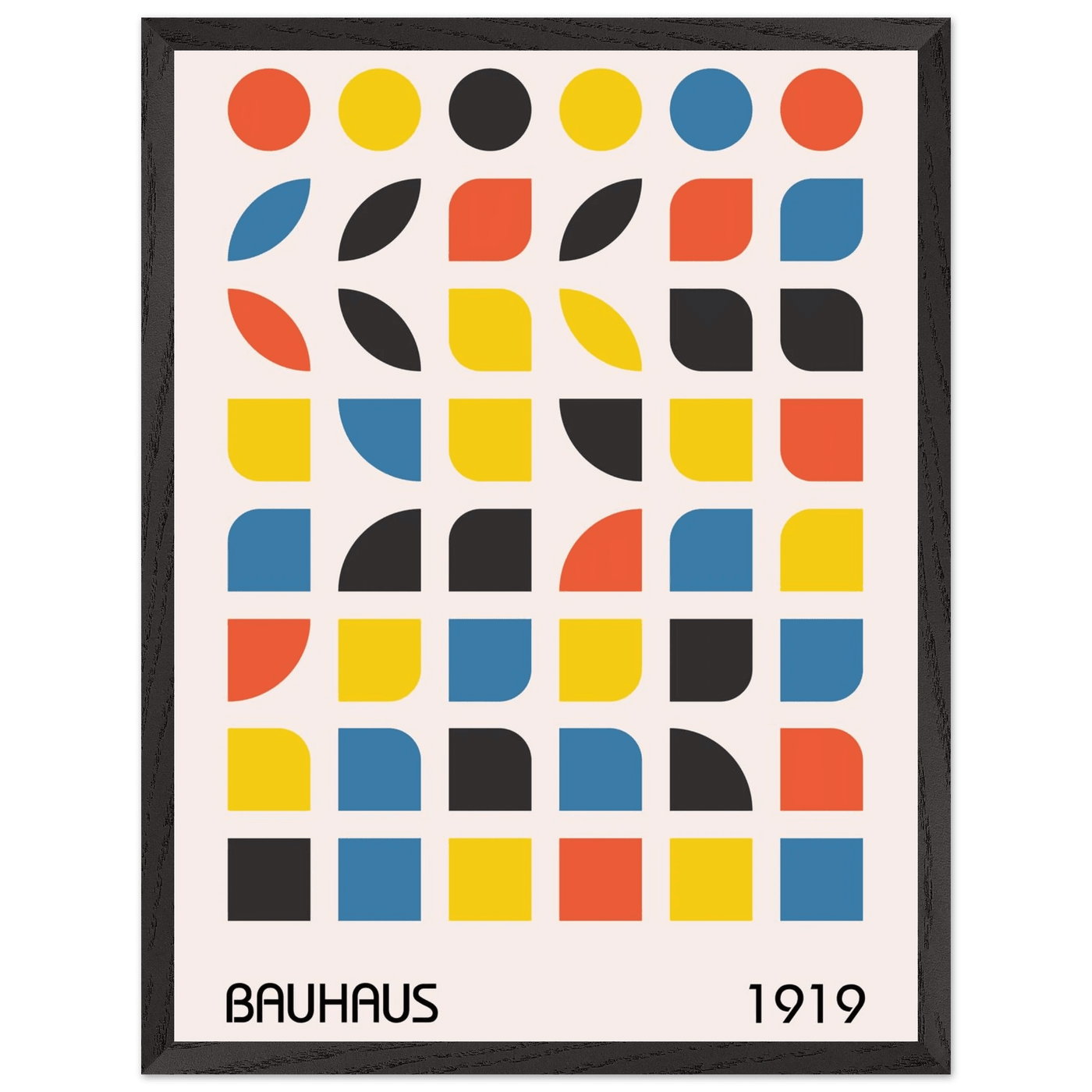 Bauhaus 1919 Geometric Abstract - Vibrantwalls