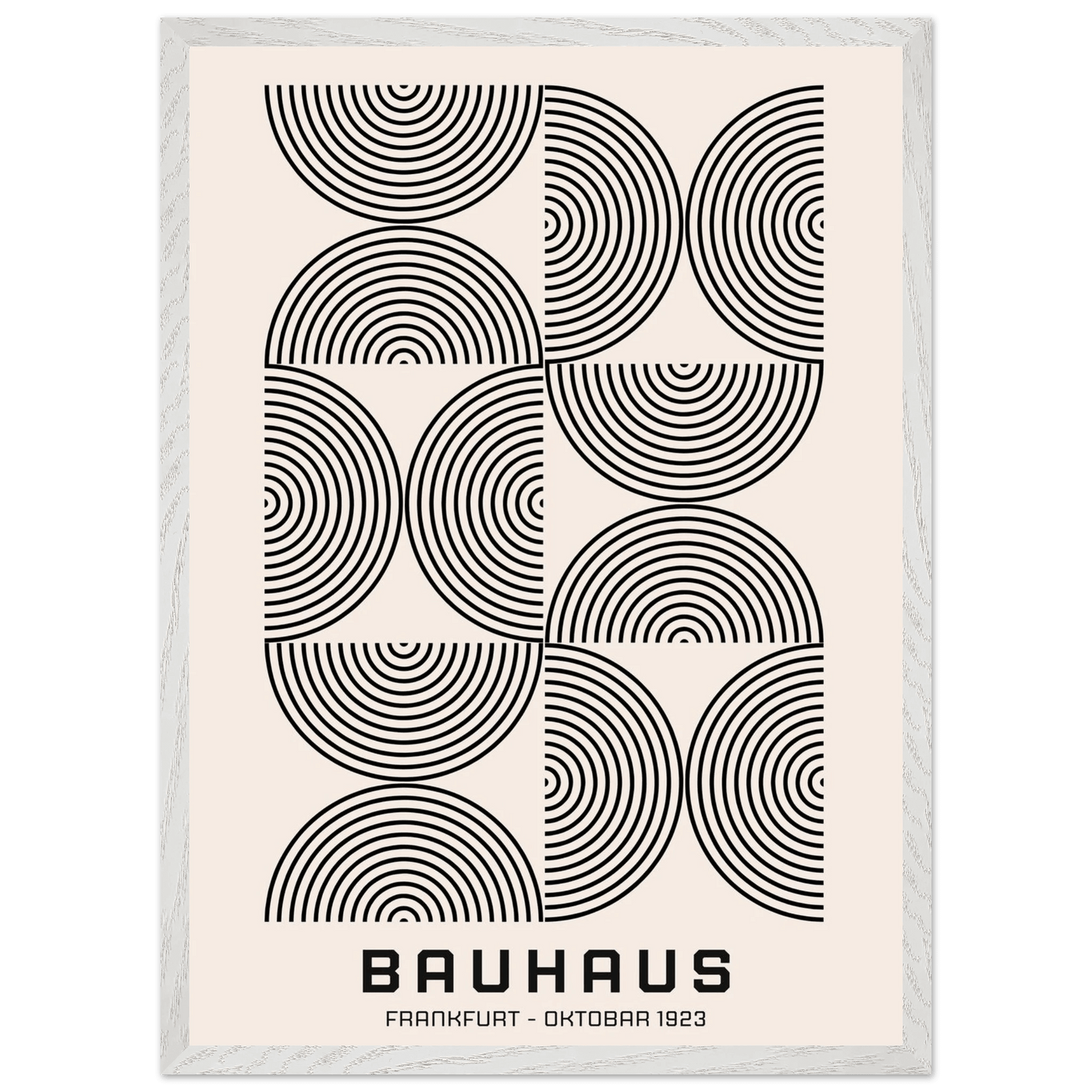 Bauhaus Black & Beige - Vibrantwalls
