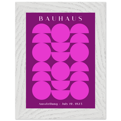 Bauhaus Pink & Purple Abstract - Vibrantwalls