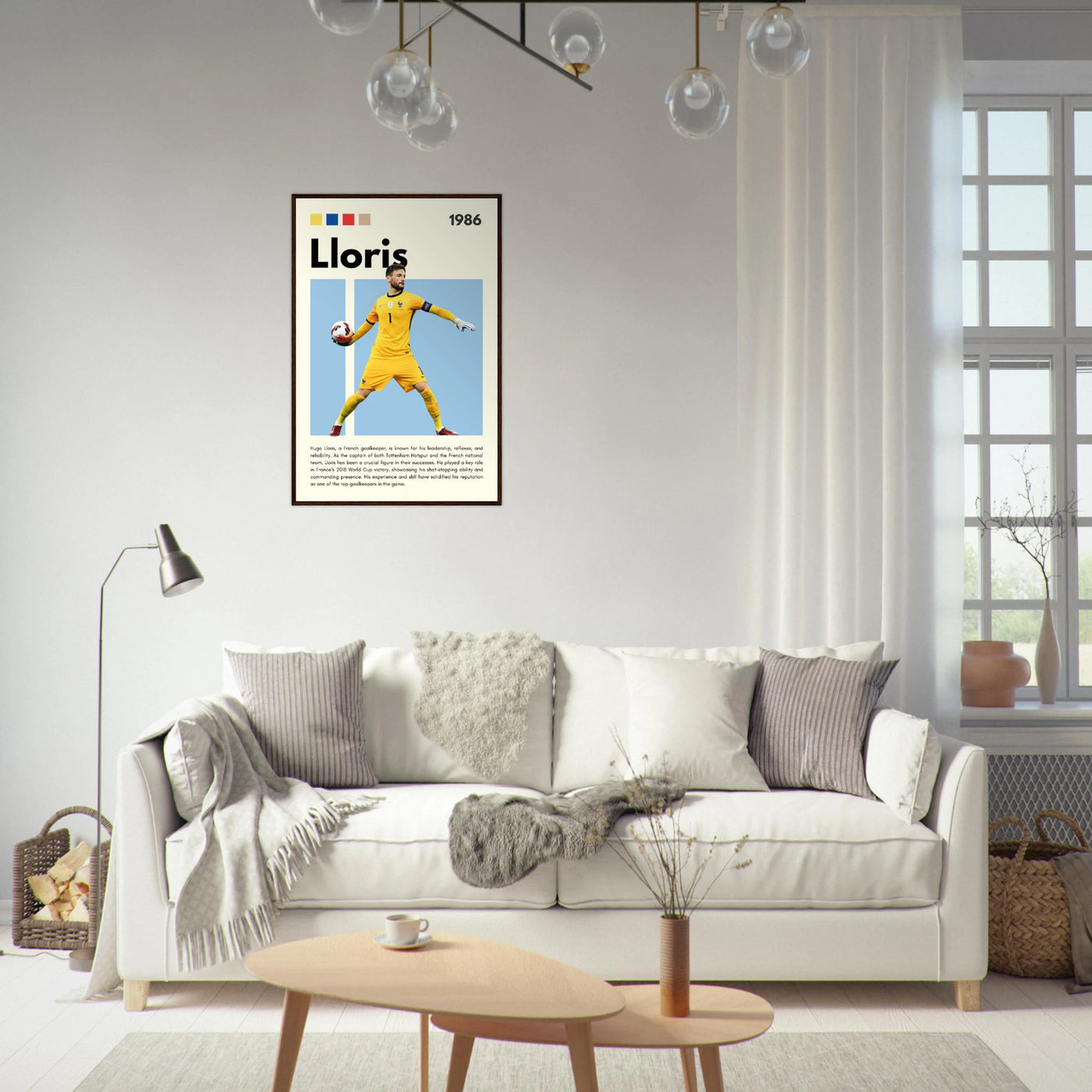 Hugo Lloris France Goalkeeper Football Poster Vibrantwalls