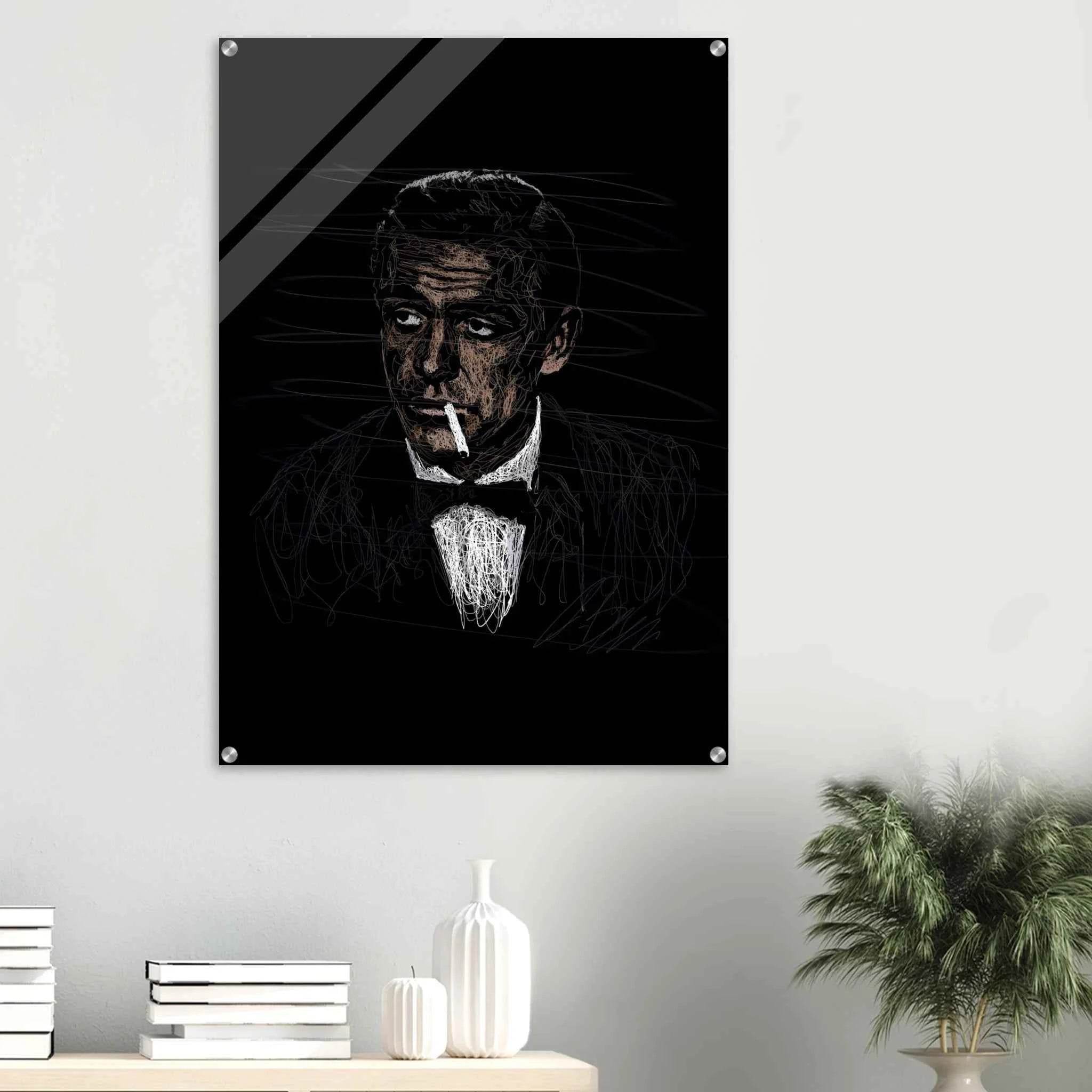 Dean Martin Acrylic Print - Iconic Artwork for Music Lovers - Vibrantwalls