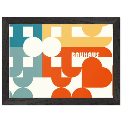 Bauhaus-Style Abstract Geometric Art - Vibrantwalls