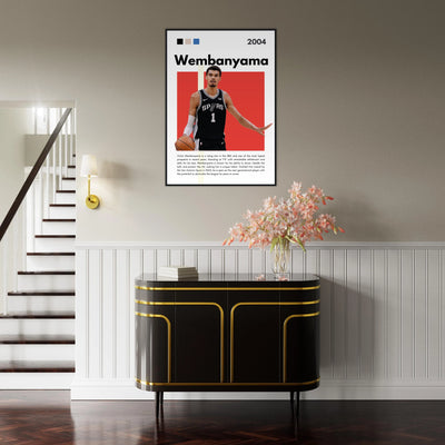Victor Wembanyama Wemby Spurs Modern Art Print Vibrantwalls