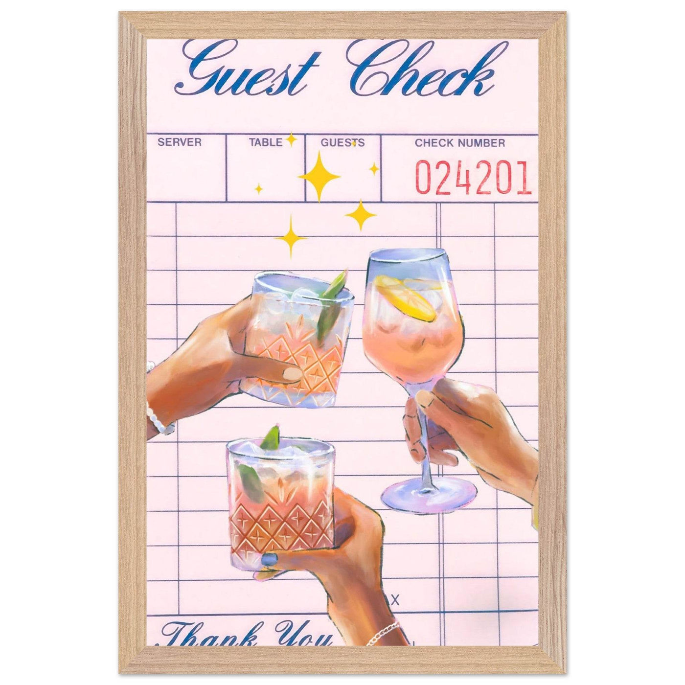 Retro Cocktail Recipe - Vibrantwalls