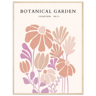 Botanical Garden Collection Framed Posters – Soft Floral Abstract Art Prints | Ready-to-Hang - Vibrantwalls