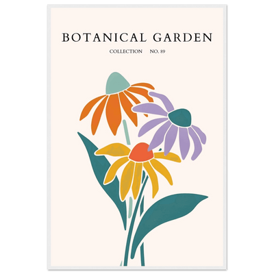 Botanical Garden Collection Framed Poster – Abstract Floral Art Print | Vibrant Colors, Ready-to-Hang - Vibrantwalls
