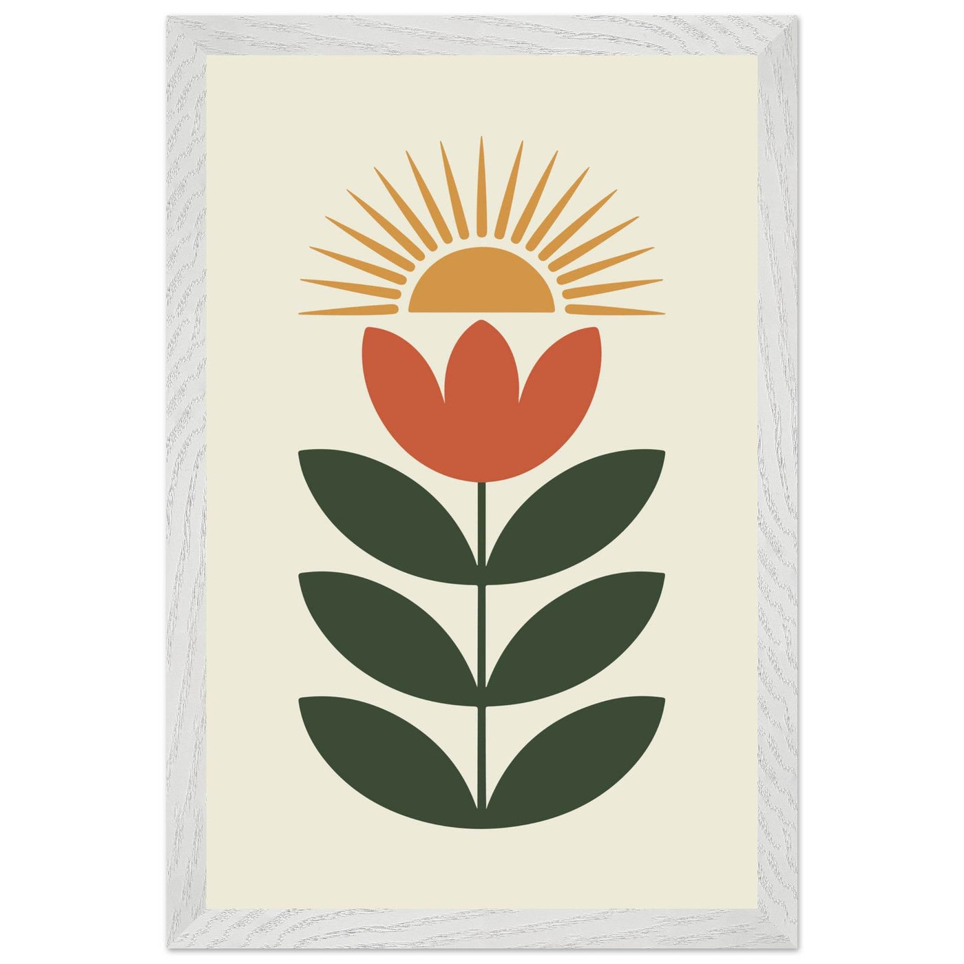 Abstract Floral Sun - Vibrantwalls