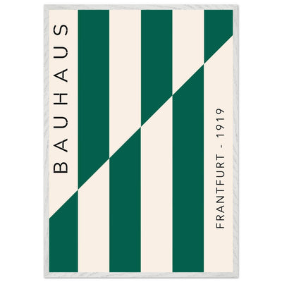 Bauhaus Emerald Green & Cream Modern - Vibrantwalls