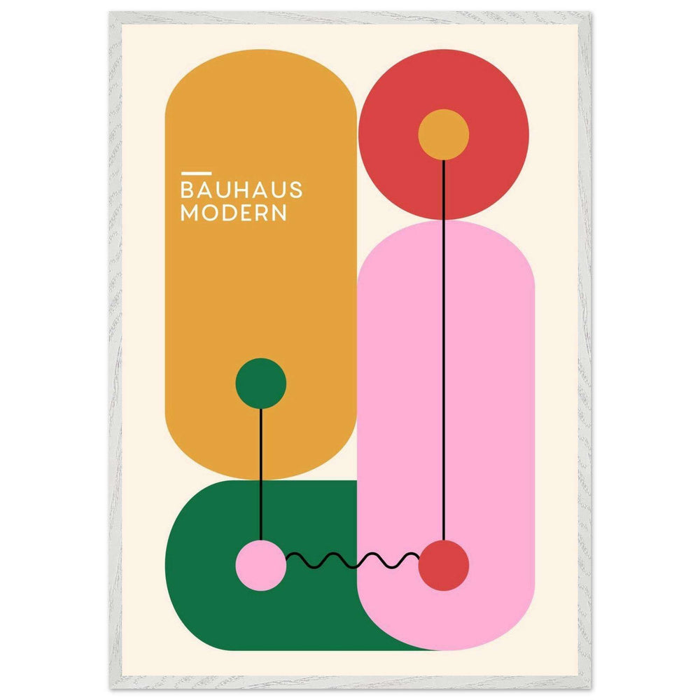 Bauhaus Colorful Geometric Wall Art - Vibrantwalls