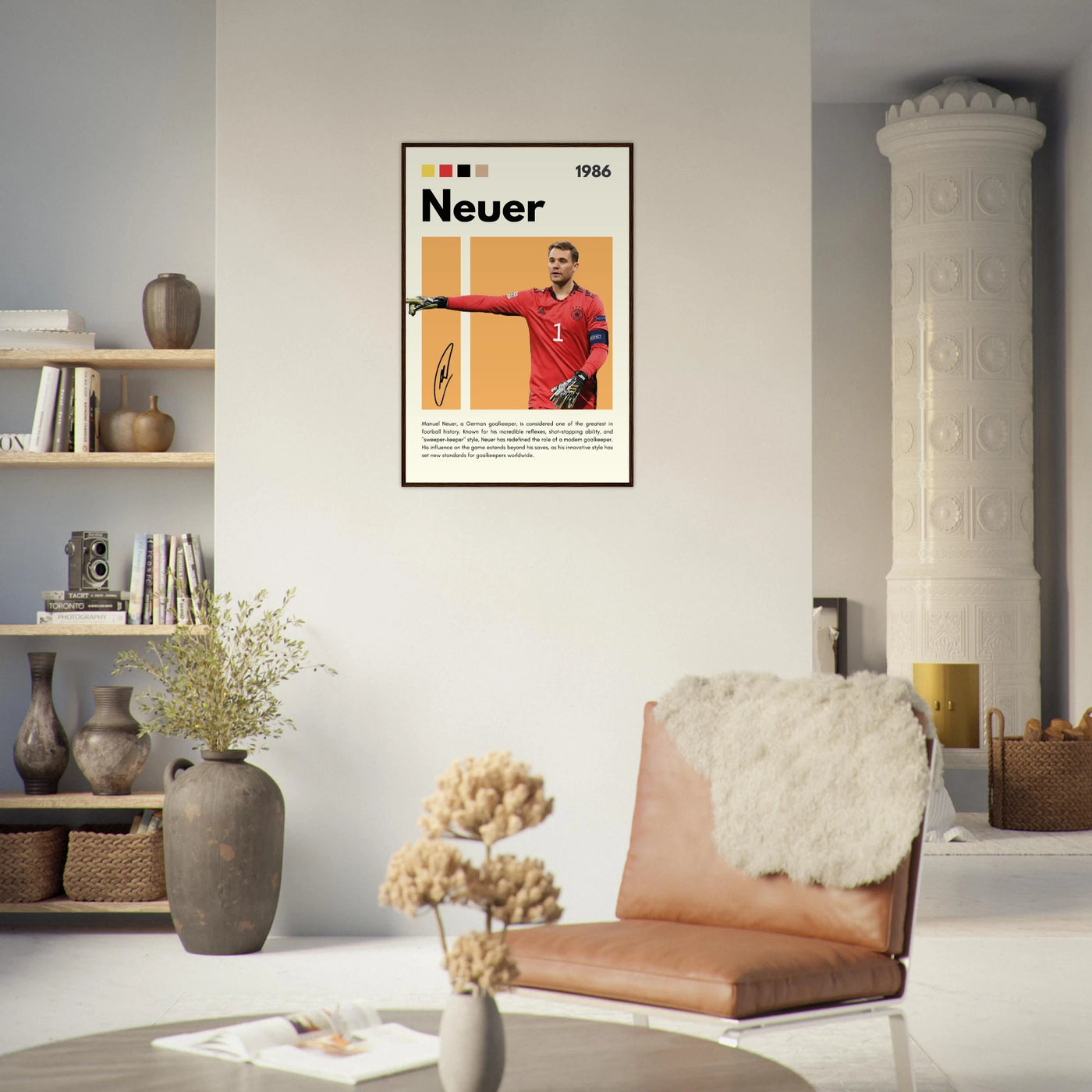 Manuel Neuer Goalkeeper Framed Football Legend Poster Vibrantwalls