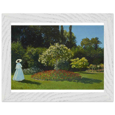 Woman in the Garden Art: Elegant Decor for Nature Lovers - Vibrantwalls