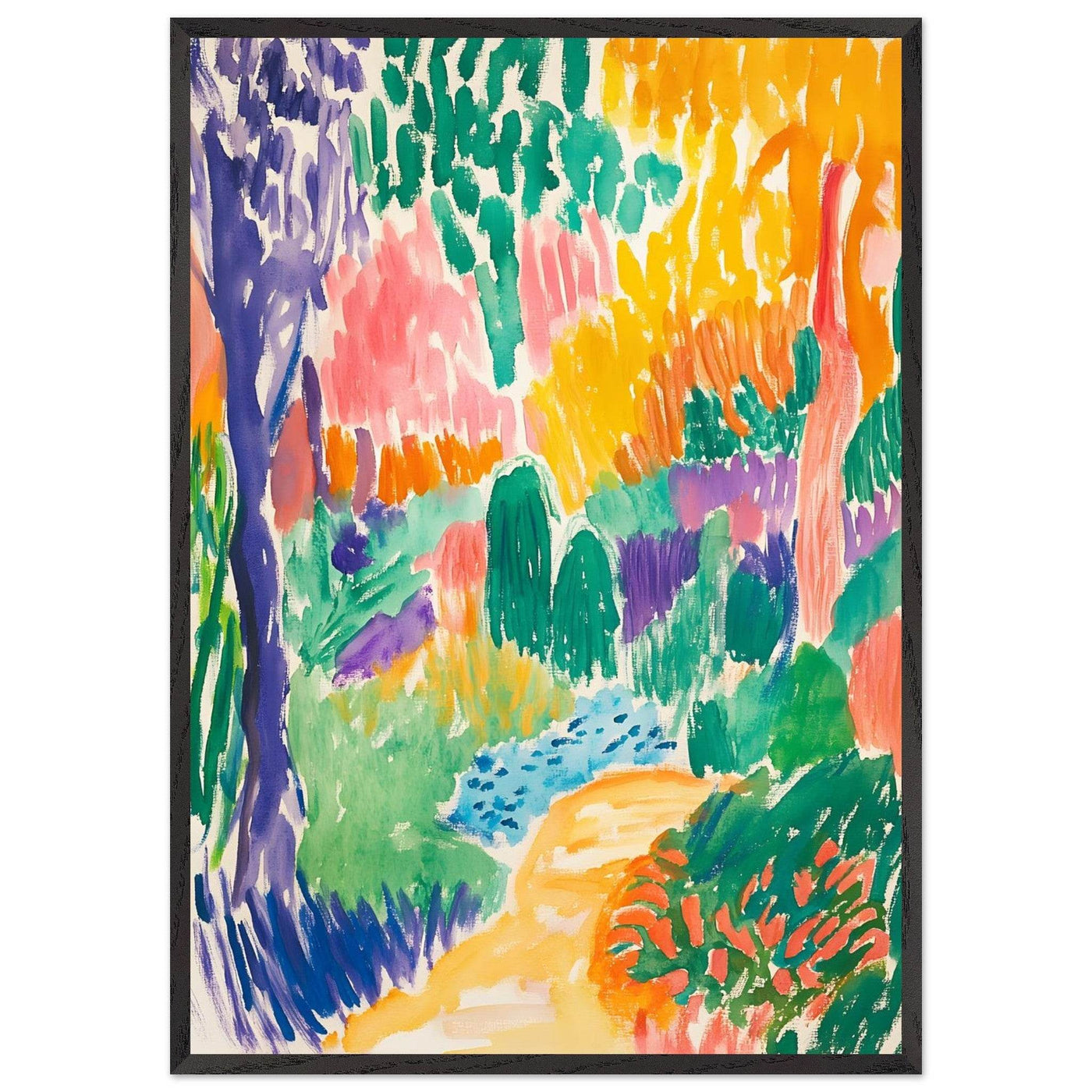 Henri Matisse Abstract Garden Scene - Vibrantwalls