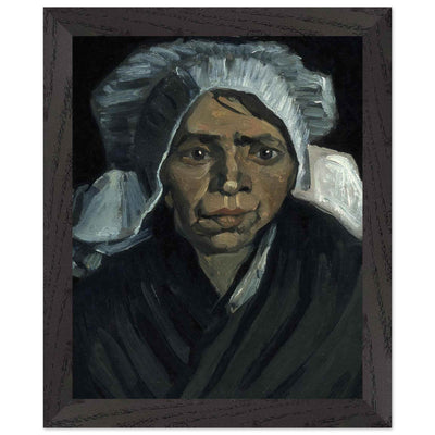 Peasant Woman Sculpture - Exquisite Head of a Peasant Woman Art Piece - Vibrantwalls