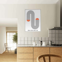 Bauhaus-Style The Blue Tunnel - Vibrantwalls