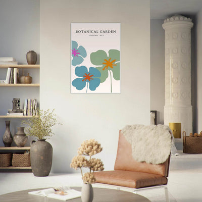 Abstract Botanical Garden Framed Posters – Vibrant Floral Art Prints in Your Choice of Frame & Size | Ready-to-Hang - Vibrantwalls